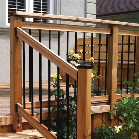 wooden porch rail